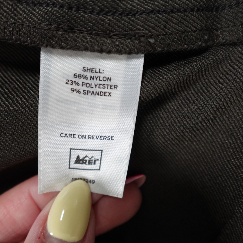 REI Jacket Women Extra Small Black Full Zip Hooded Softshell Windbreaker‎ - Picture 4 of 12